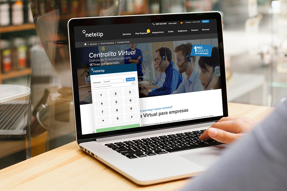 WebPhone netelip para tu empresa