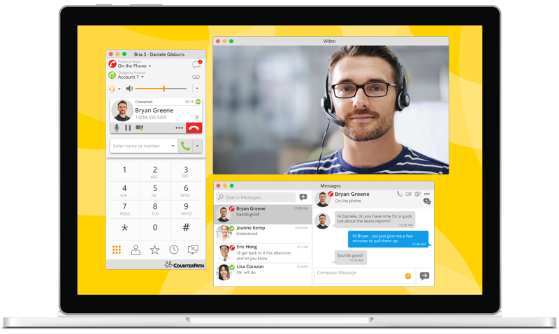 Bria VoIP SIP: el softphone que te permite chatear