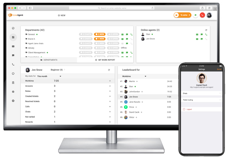 El CRM LiveAgent se integra con netelip