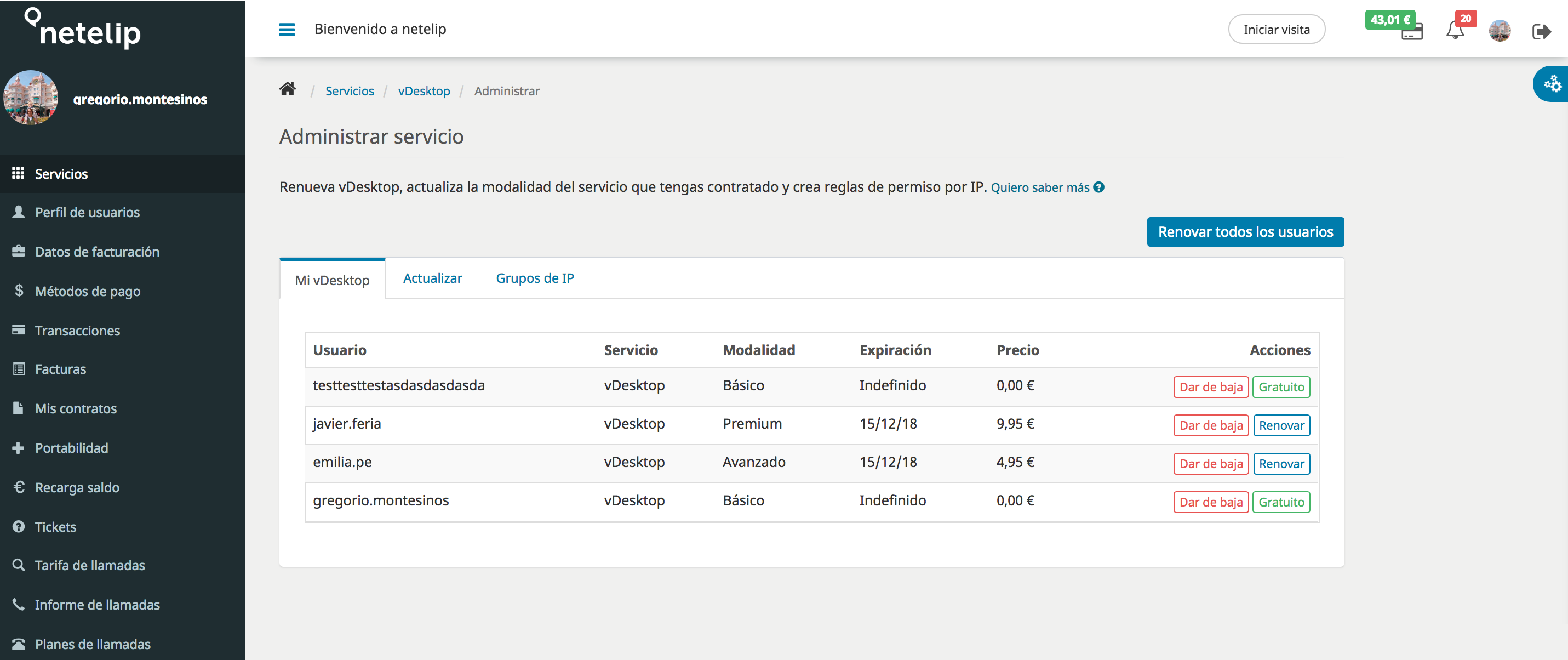 Adquirir vDesktop | netelip