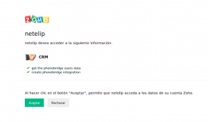 Acceso permisos Zoho CRM