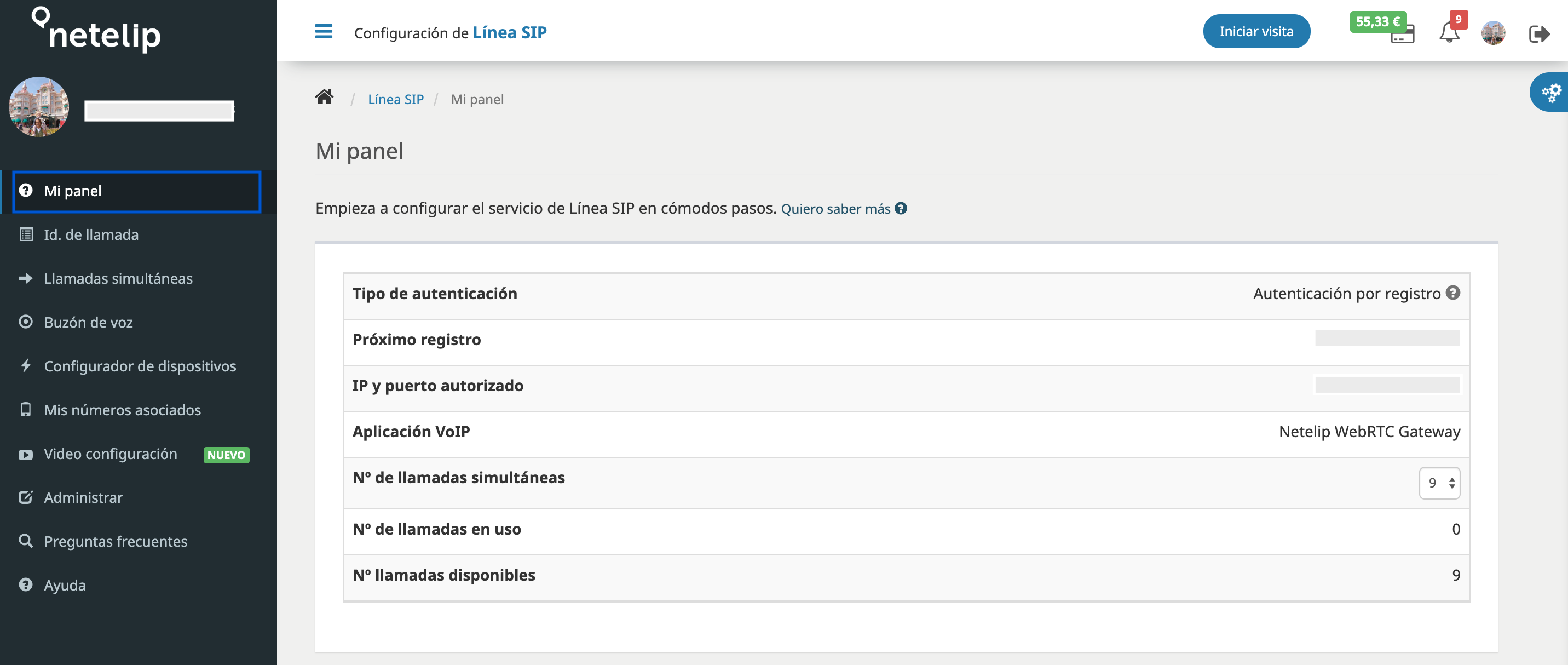 Línea SIP | APP VoIP