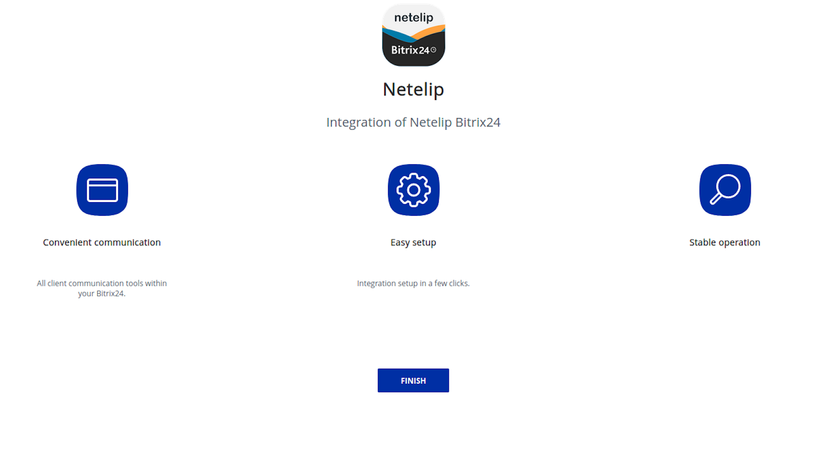 Instalación Bitrix24 y netelip