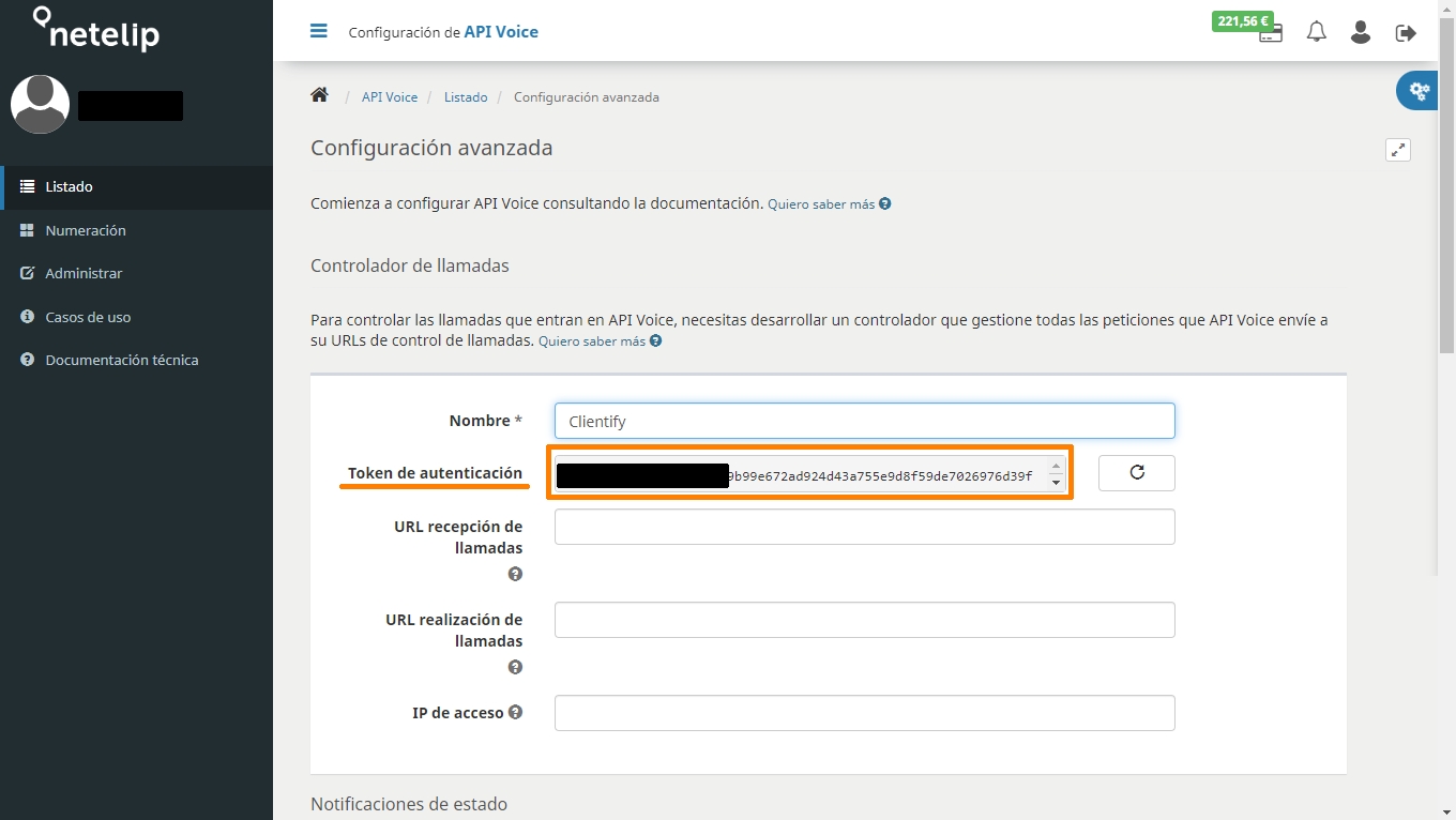 Integración de Clientify y la Centralita Virtual