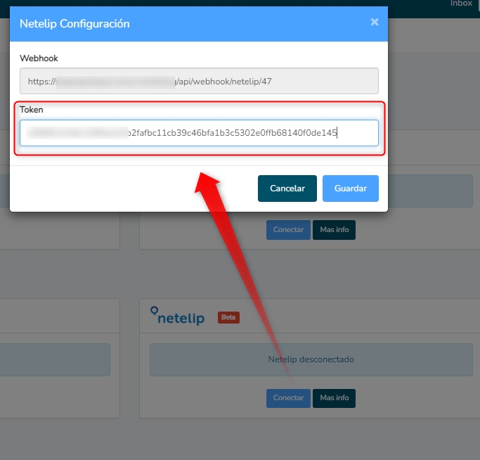 Integración Clientify y netelip