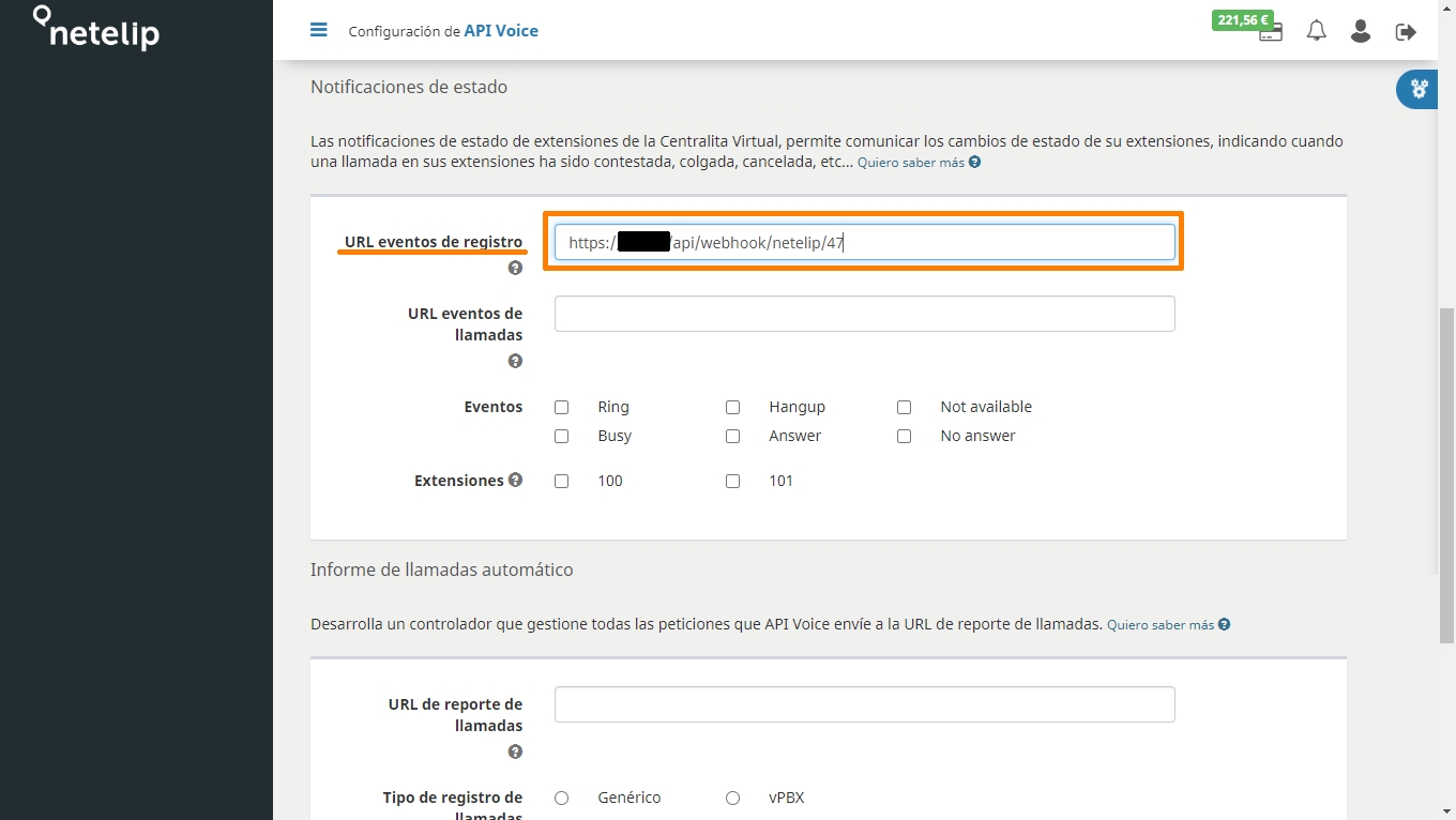 Integración de Clientify y la Centralita Virtual