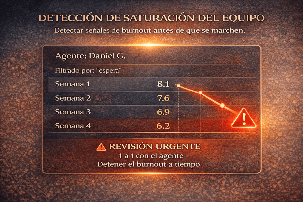 Caso 8: Detección de saturación del equipo - netelip