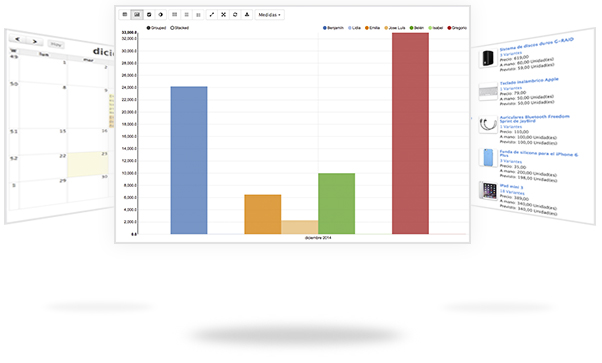 Obtén informes potentes con una solución de gestión empresarial